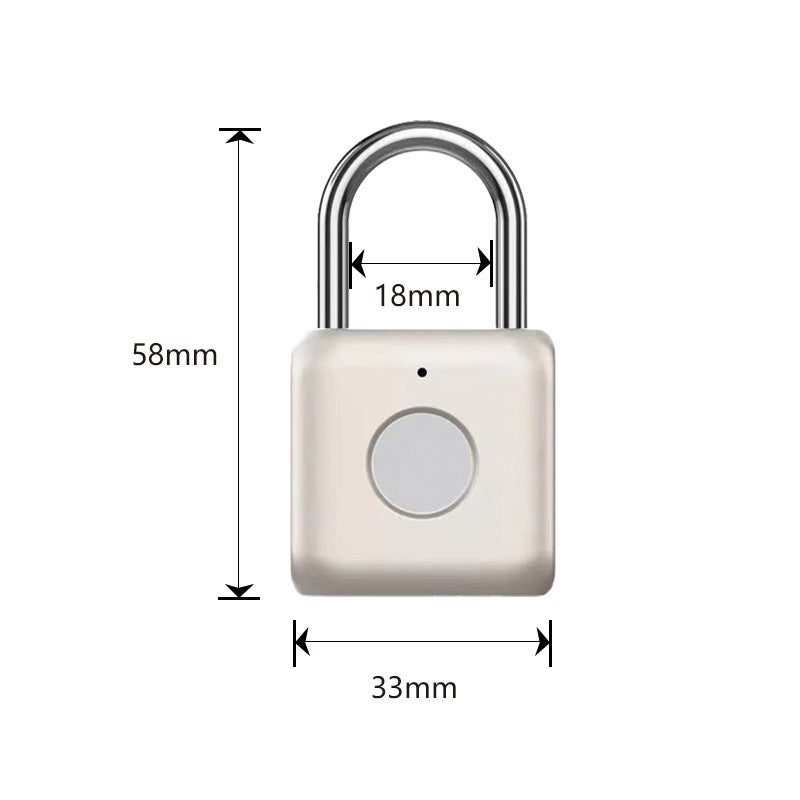 Lucchetto Intelligente Con Impronta Digitale CEWROM, Resistente Alle Intemperie, Ricarica USB, Per Bagagli, Armadietti E Magazzini