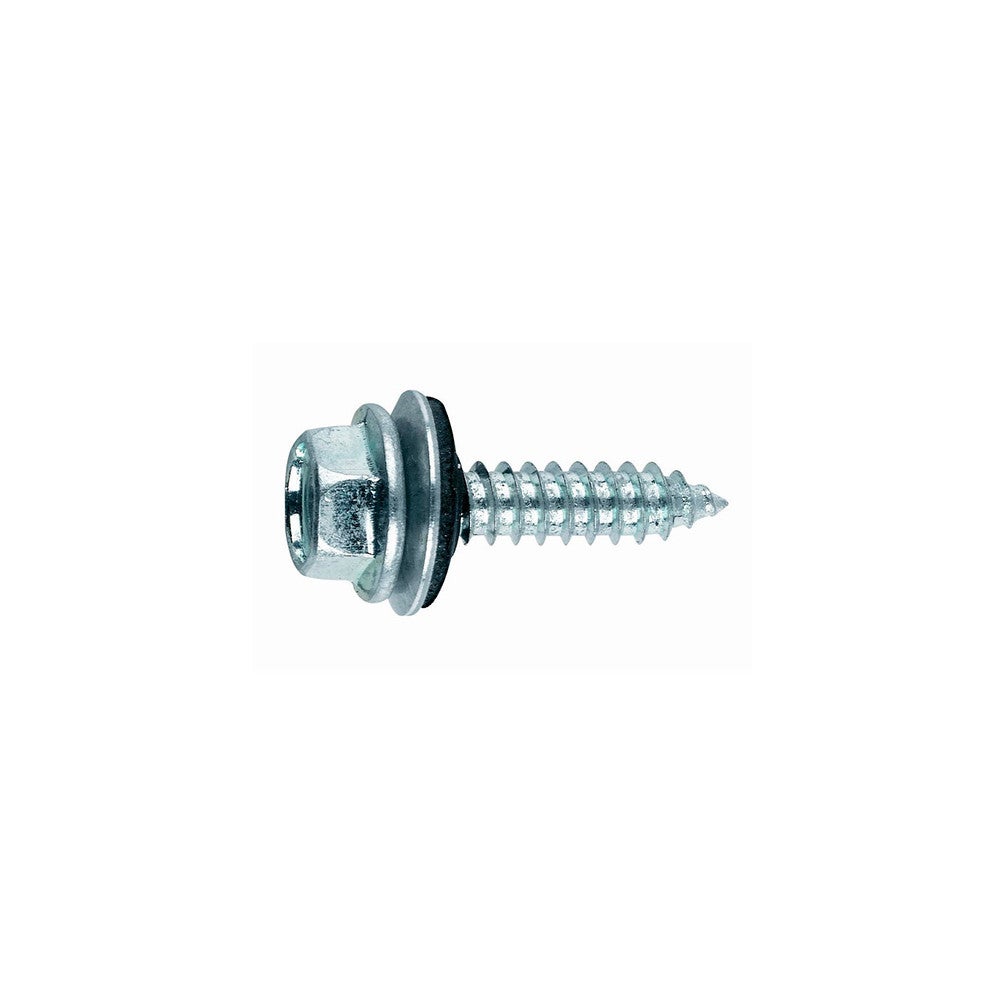 Tornillo rosca chapa con cabeza hexagonal con arandela vulcanizada de acero-EPDM 6,3 x 25 P25 (caja de 500 uds.) - 3