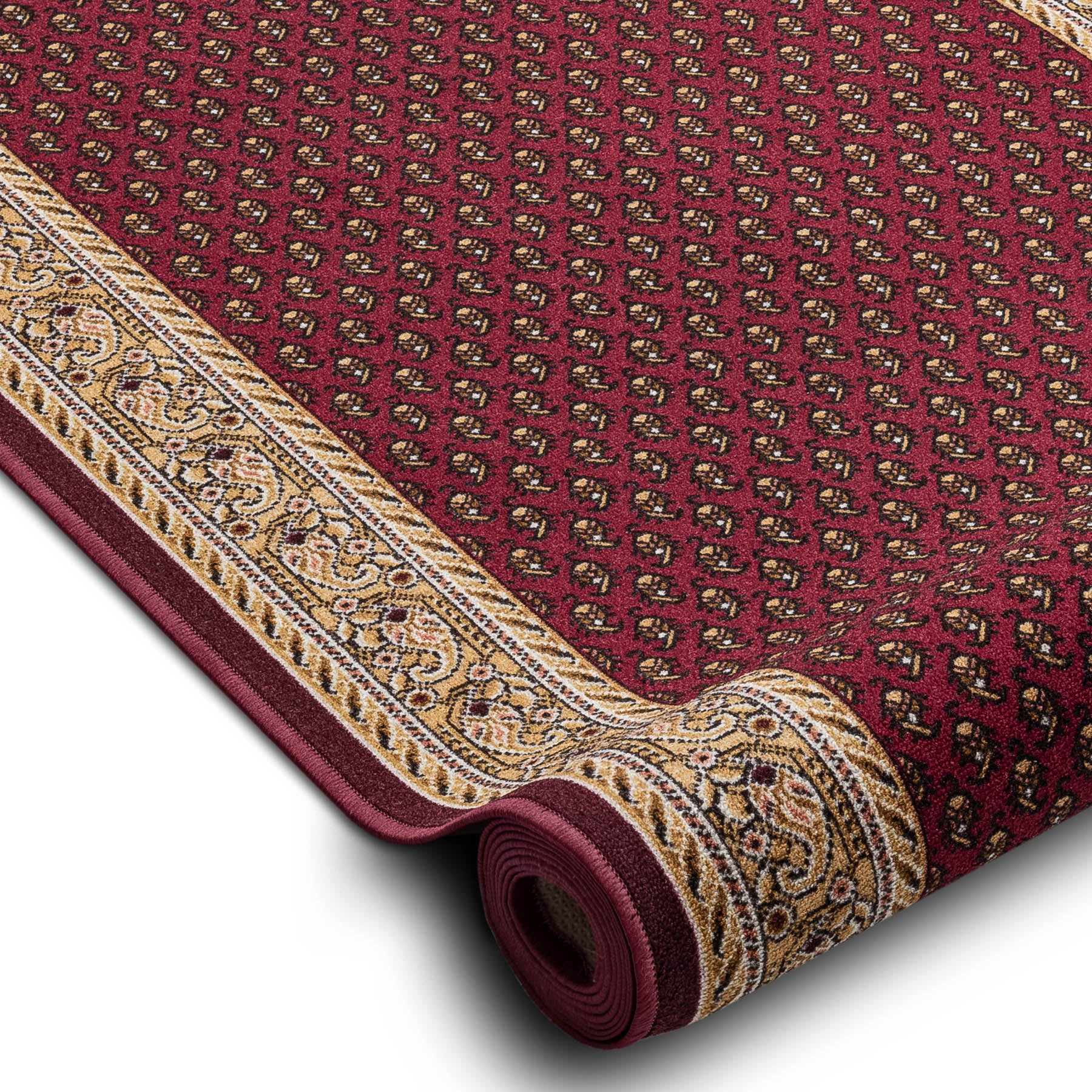 TAPIS DE COULOIR ANTIDÉRAPANT INCA bordeaux 80cm 80x220 cm - 2