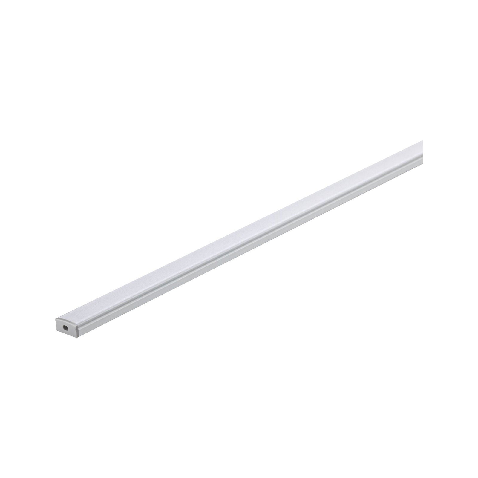 Paulmann  Profilé De Strip Led Base Diffuseur Blanc 2M Alu Anodisé, Satiné , Leroy Merlin