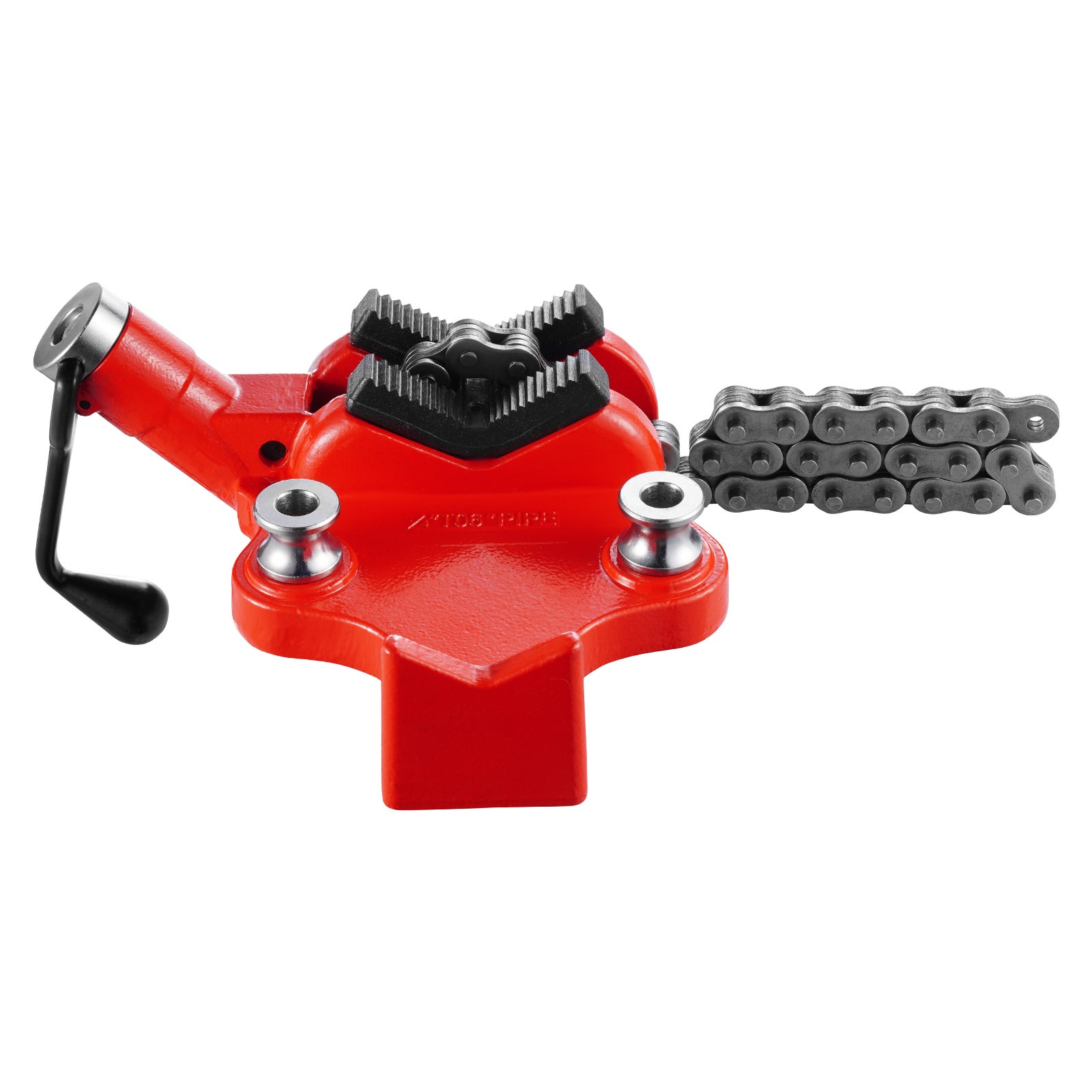 Morsa de Corrente VEVOR 6,35-152,4 mm,Parafuso de Tubos com Corrente 710 mm,Base de Ferro Fundido,Aperto Industrial,para Hidráulica,Reparos - 8