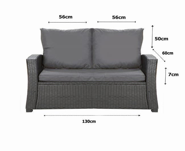 Cuscini Per Panda E Sedia A Dondolo - Set Lavabile Per Giardino E Casa - Foto 9