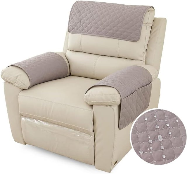 Housse D'Accoudoir De Canapé - Protection Antidérapante 70x70 Cm Navy Blue - Pour Fauteuil, Canapé, Chaise Inclinable