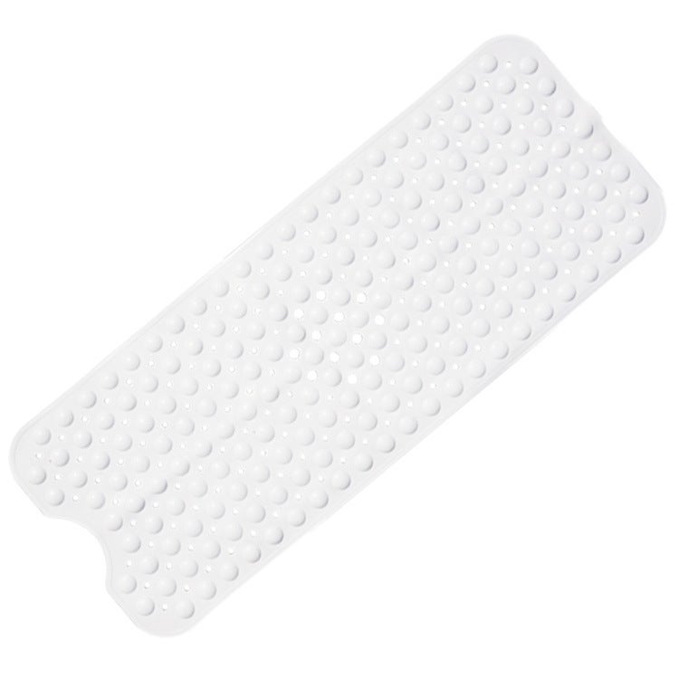 Mata łazienkowa antypoślizgowa 100 x 40 cm (biała), bardzo długa, nadająca się do prania w pralce, odporna na pleśń, z 200 przyssawkami.