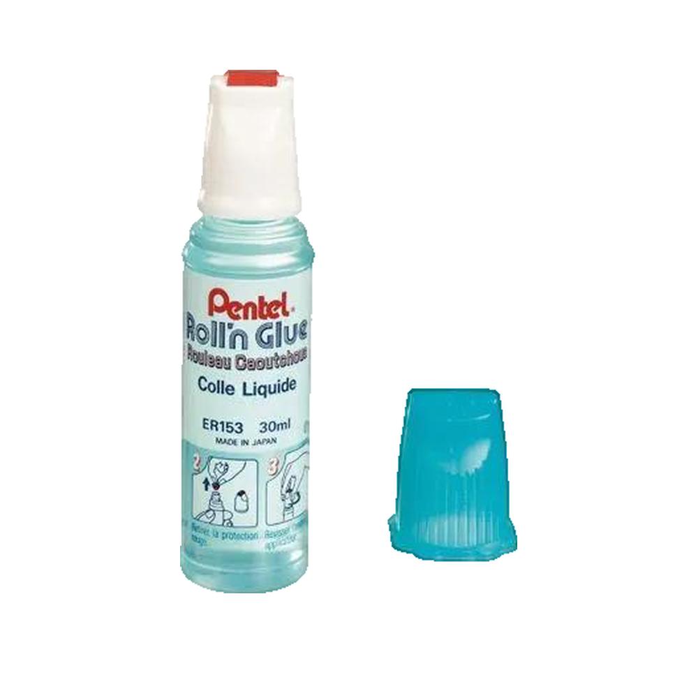 Colle liquide - Flacon avec rouleau applicateur - Pour papier, carton ...