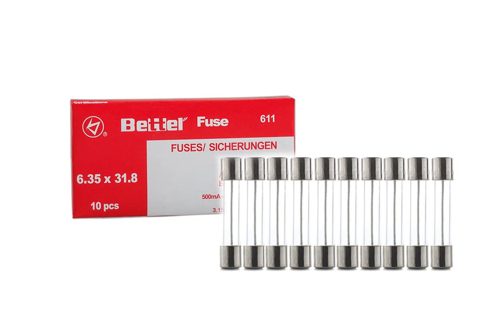 Kit 360 Fusibili In Vetro Ad Azione Rapida, 24 Valori (0.5A-25A), Dimensioni 5x20mm E 6x30mm, 250V. Scatola Organizer Inclusa, Per Auto E Casa.