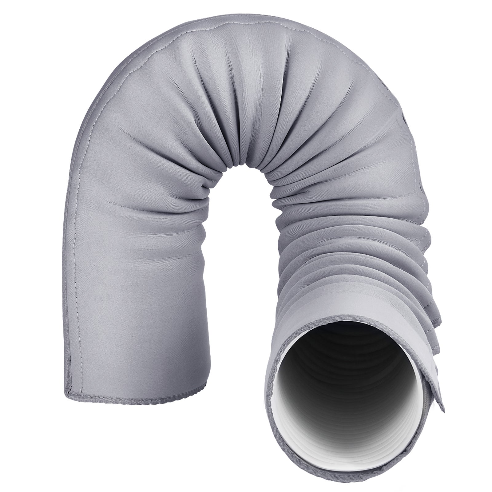 Gaine de Protection Tuyau Climatiseur, Manchon Isolant 5-5,9 pouces, Protection Conduit Climatisation Portable avec 2 Sangles Réglables, Gris VEVOR - 9