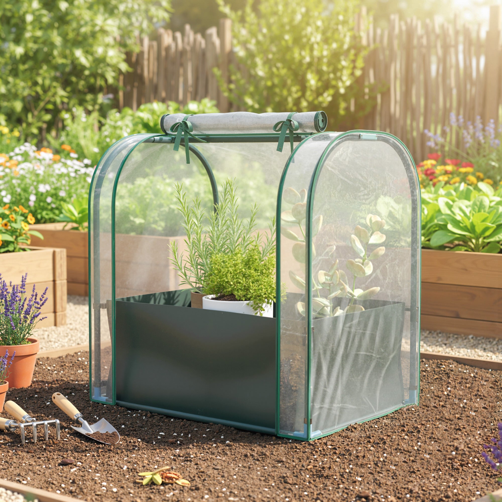 Serre de jardin acier Outsunny - 2