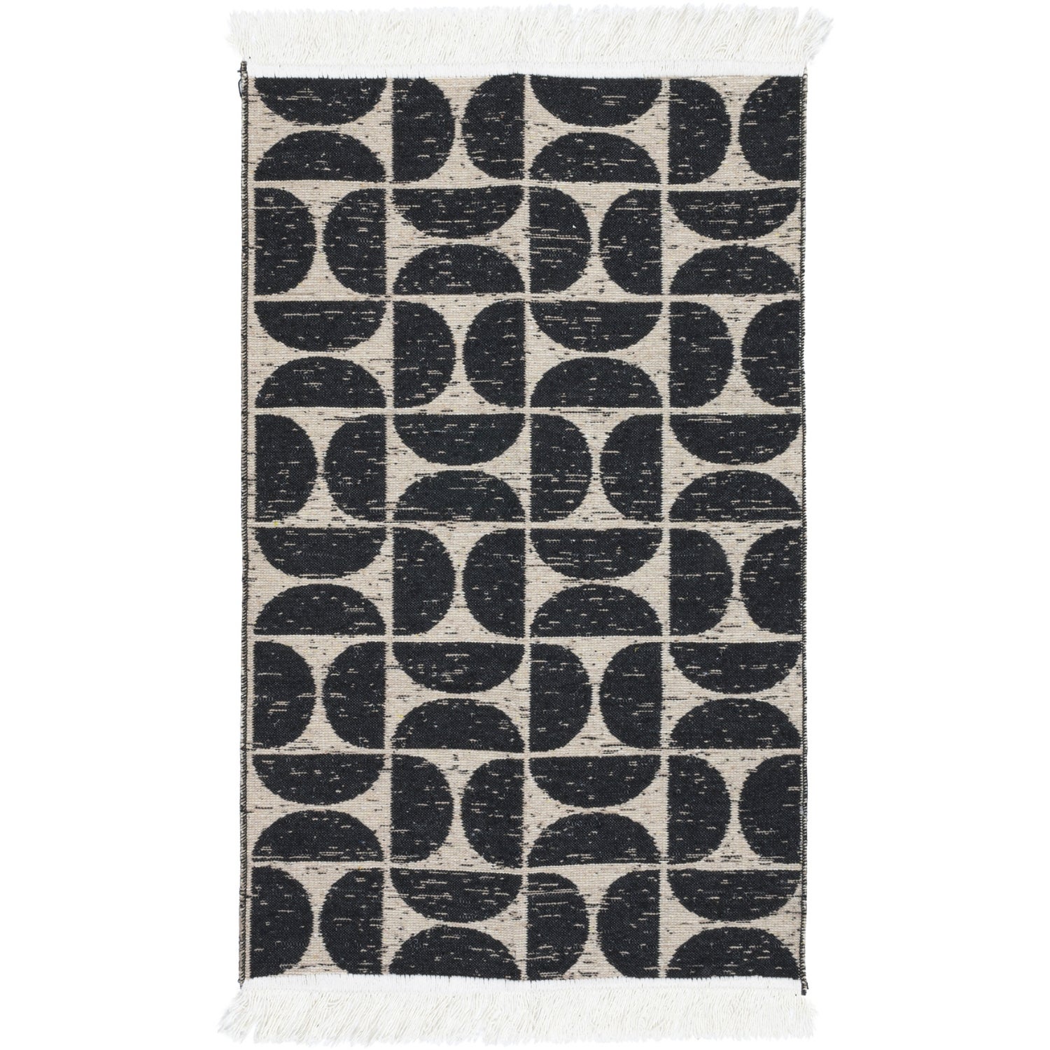 Dywan Kilim Modern 60x120 cm Pure czarny
