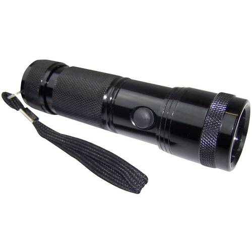 Berger & Schröter UV 395-400 nm 40382 Ampoule LED UV Lampe de poche avec dragonne à pile(s) 95 g - 2