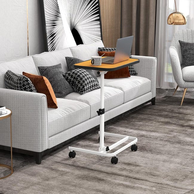Supporto Pc Tavolino Sopra Il Letto Con Ruote, Tavolino Girevole