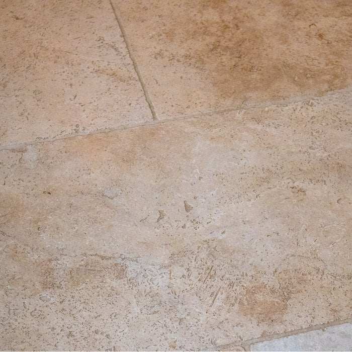 Travertin pierre naturelle mur/sol premier choix clair PREMIUM format Opus Romain Ep. 1,2cm - Vendu en lot de 0.74m² - 4