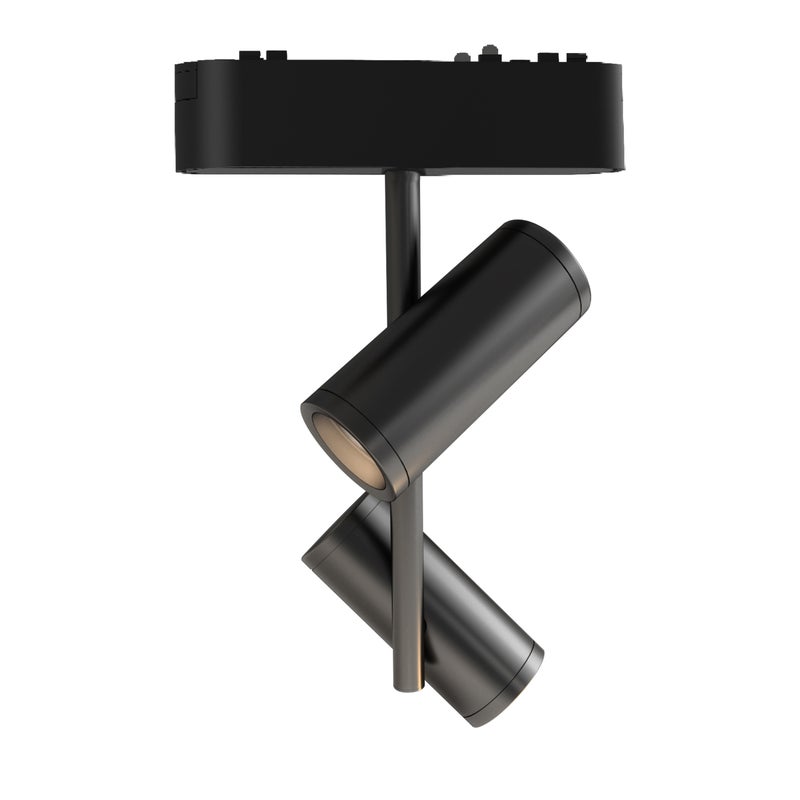 Lampa szynowa LED Luxo 48V Ringo 16W 36° 4000K z regulacją obrotu oświetlenie szynowe czarna MasterLED