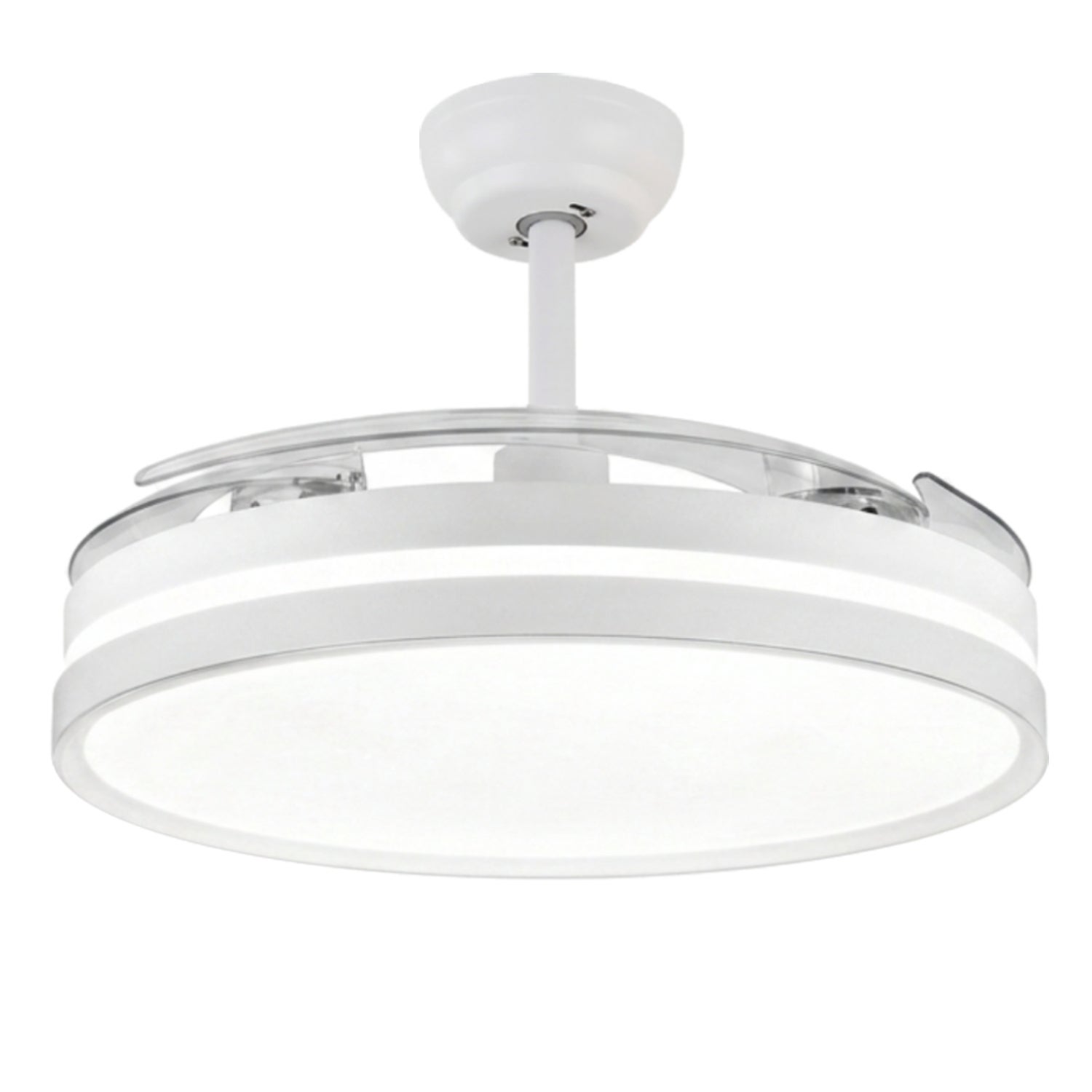 Ventilador de teto com luz ajustável motor DC silencioso - 7