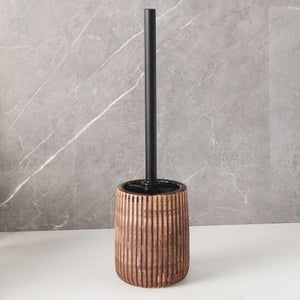 Wine Red Set Scopino E Porta Scopino WC A Forma Di Ciliegio In Piedi Pulizia Wc Bagno~p139826156