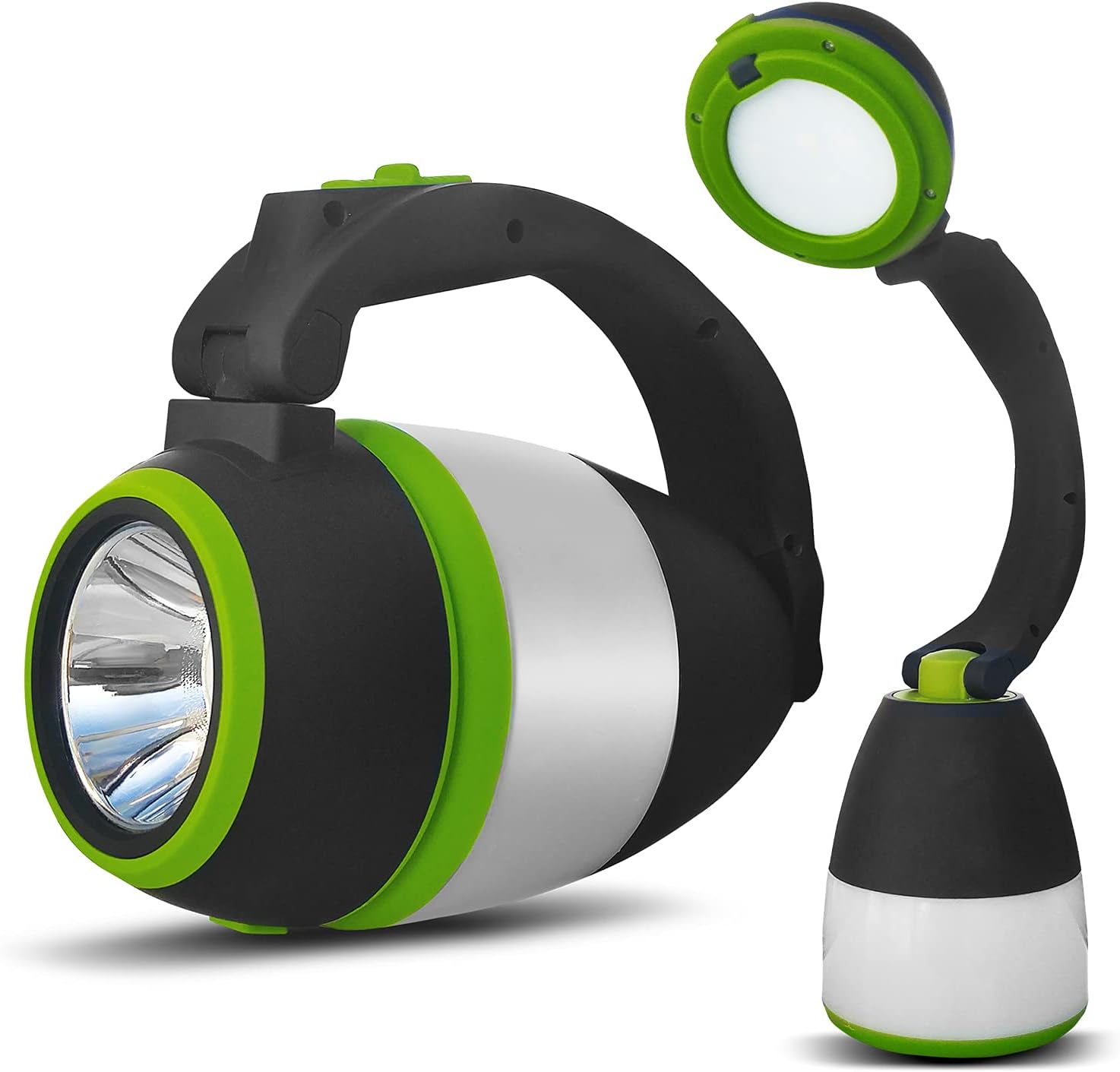Lampa LED 3w1 kempingowa lampa biurkowa latarka 5W 60-200lm Biały zimny 6000K zasilanie 3xAA 15V