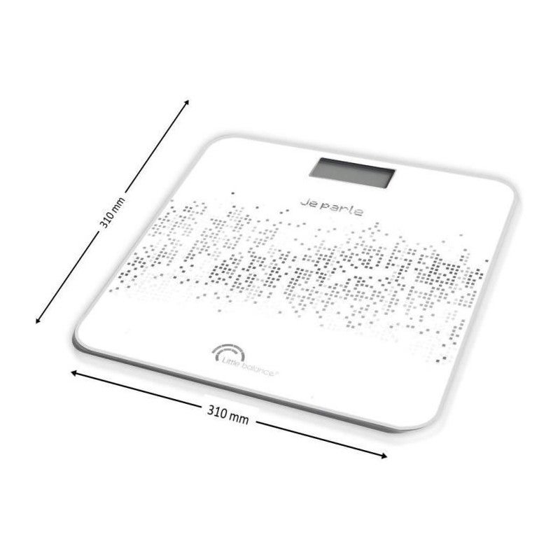 Waga elektroniczna Little Balance elegancki design i technologia głosowa - 2