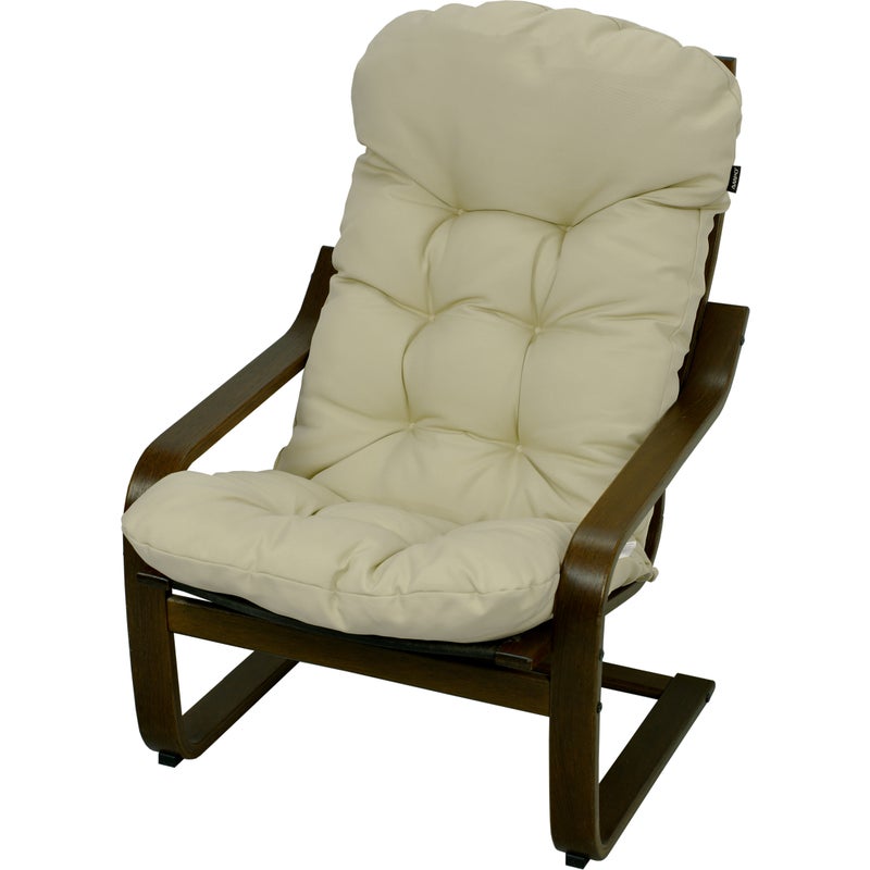 Poduszka na fotel drewniany Poang AMPO beżowy gładki 1 szt.