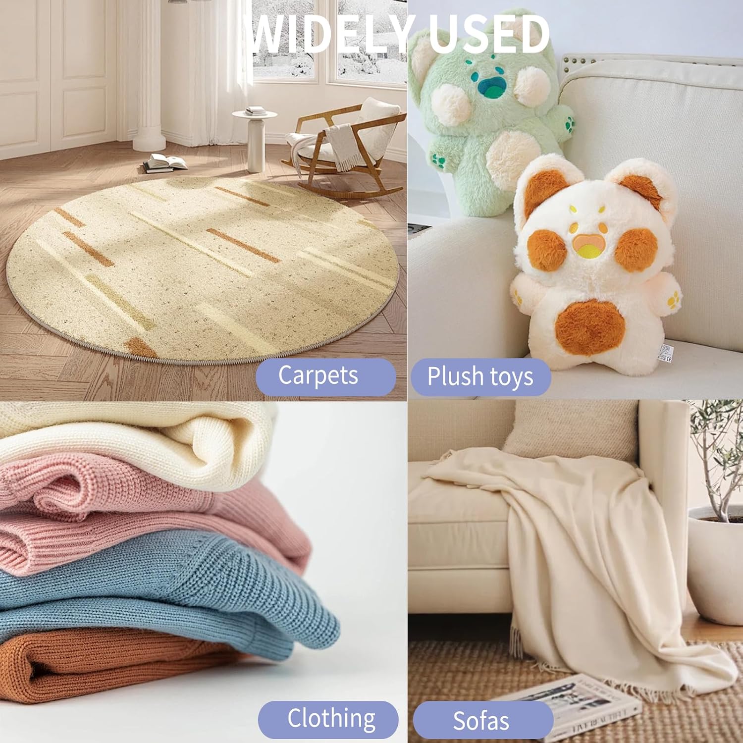 Aspirateur pour matelas, aspiration 13 kPa, avec lumière UV, filtre HEPA, puissance haute fréquence, convient aux lits, oreillers et canapés (bleu) - 7