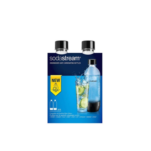 Butelki gazujące SodaStream Model Lave-Vaisselle Zestaw 2 bez BPA przezroczyste