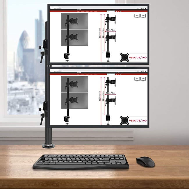 Duronic CMH2 supporto per cavi da scrivania | Nero lega d'acciaio dimensioni 40 x 16 x 17 cm | Stile moderno | Funzione di fissaggio a morsetto senza uso trapano | Sicuro Duronic CMH2 supporto per cavi da scrivania | Nero lega d'acciaio dimensioni 40 x 16 x 17 cm | Stile moderno | Funzione di fissaggio a morsetto senza uso trapano | Sicuro