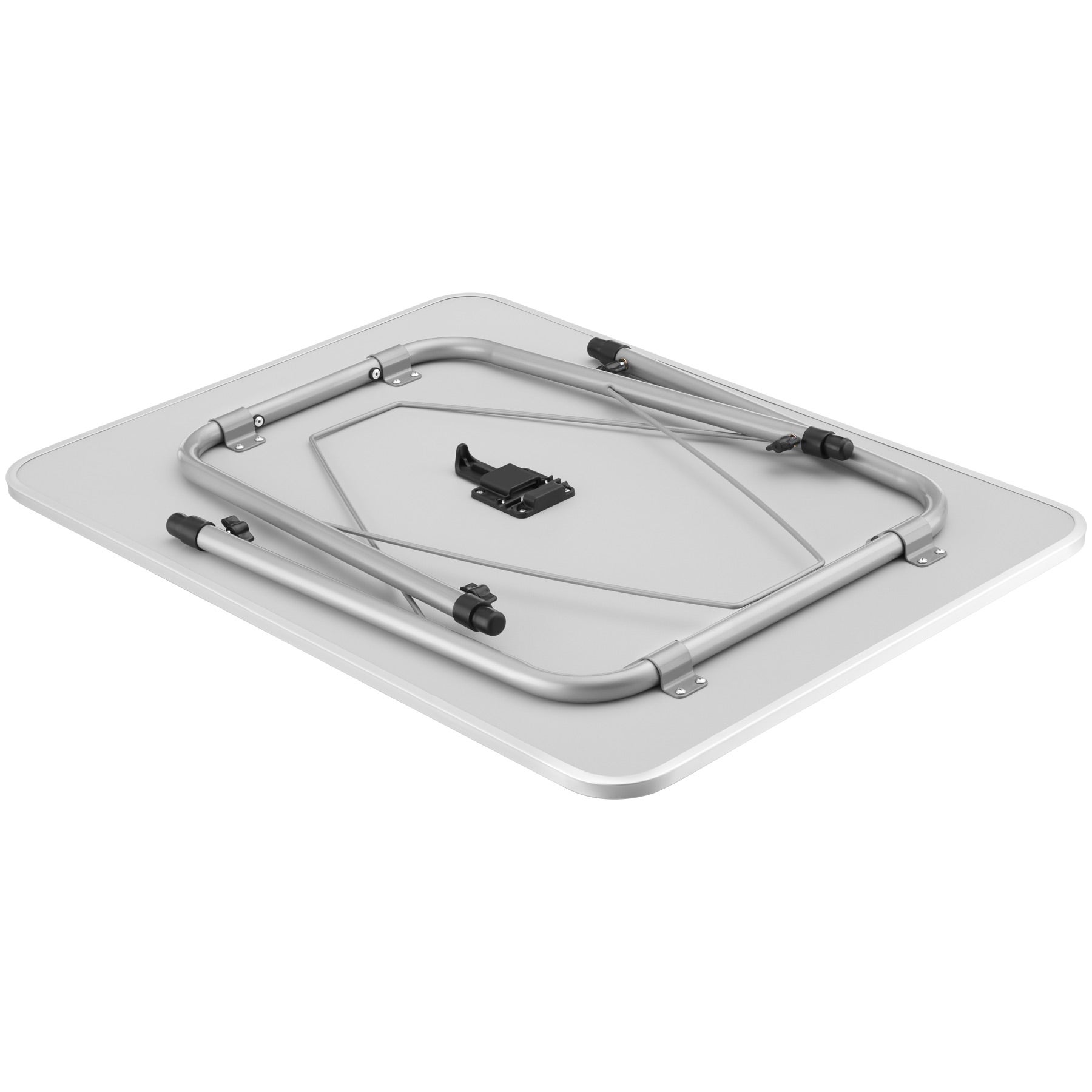 Table à manger de jardin rectangulaire en MDF Gris 2 places - 2