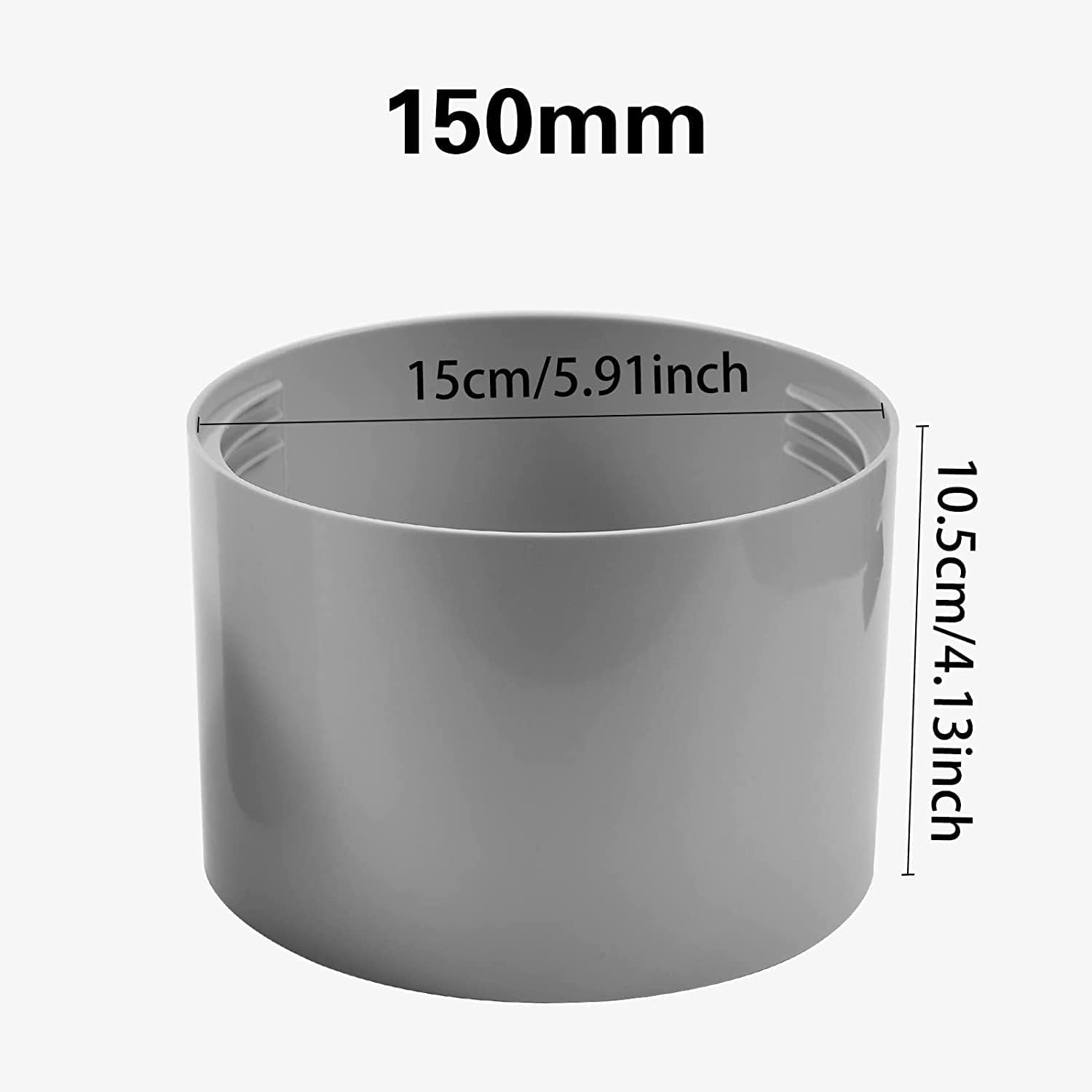 Tuyau Climatiseur Mobile Adaptateur Clim Fenetre, Tuyau d'échappement Portable de 150mm, Flexible en PVC pièces et Accessoires pour Climatiseur - 3