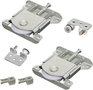 PATIKIL Nylon Puleggia Ruota 6x30x6mm 4pz 608zz Cuscinetto Scorrevole Trasportatore Rullo Ruota per Porta Finestra Cassetto Hardware Guida Meccanica Attrezzatura Bianco