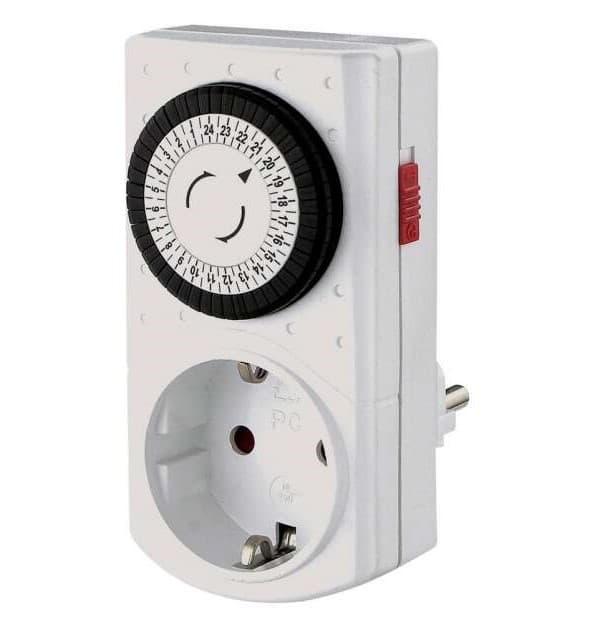 Programador Horário Diário Analógico para Tomada 3680W 16A GAO 0765H