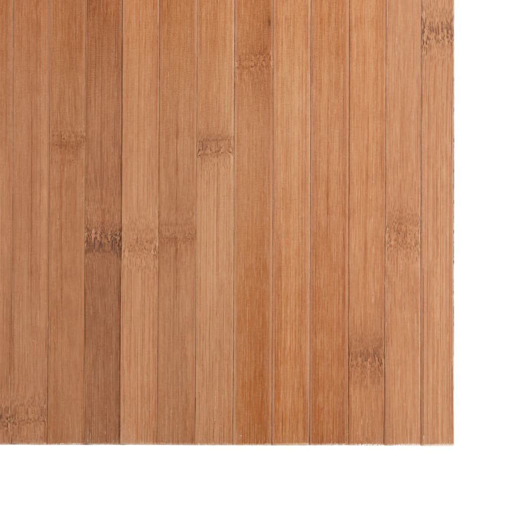 Tapis rectangulaire naturel 70x500 bambou - 6