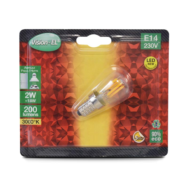 Ampoule LED E14 Frigo – 2.5W – Blanc Neutre 4000K – 280lm – Dépoli - 4