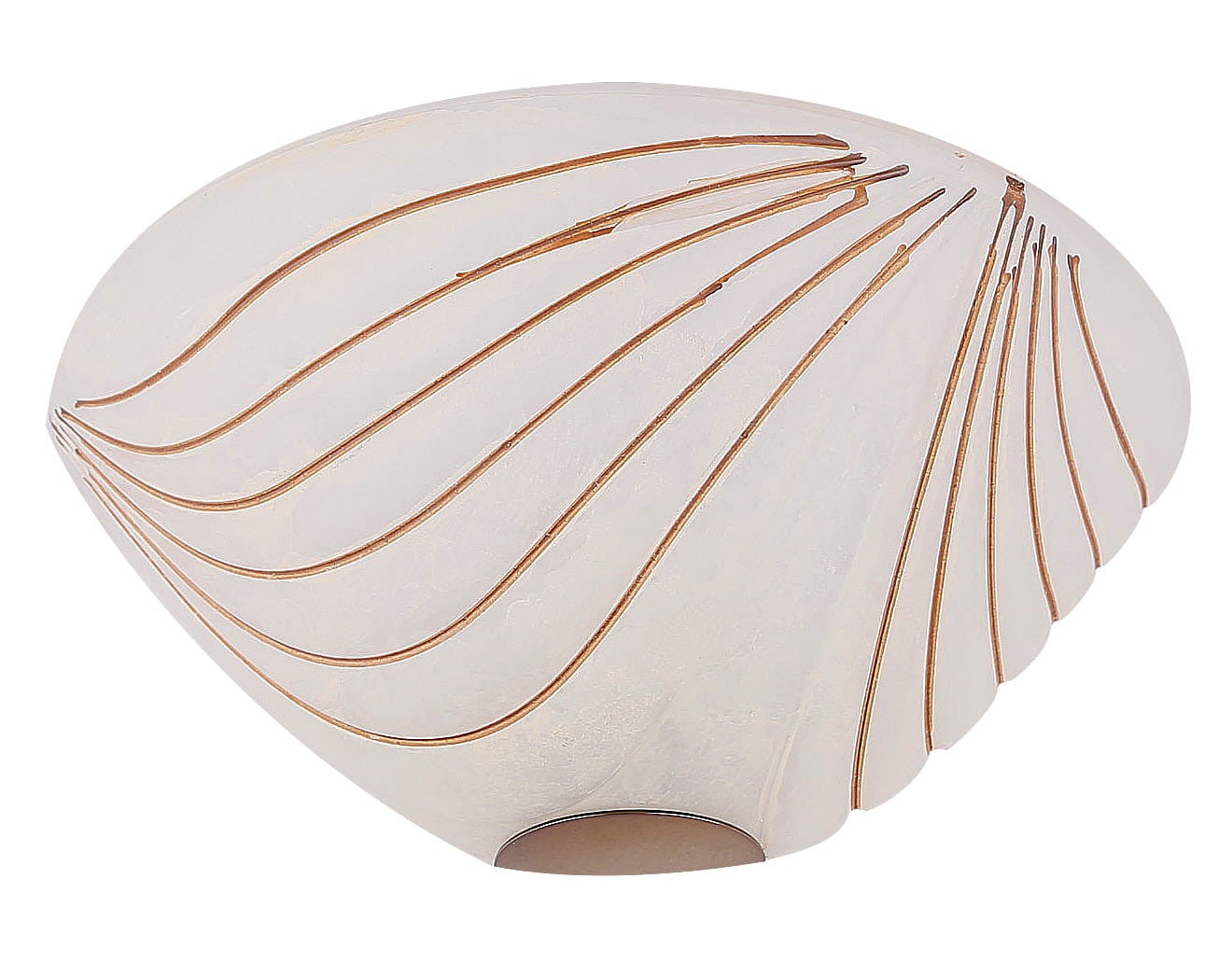Plafon Ada niestandardowy patyna-biały 1xE27x20W wym: 18 x 26 cm IP20 szkło Candellux