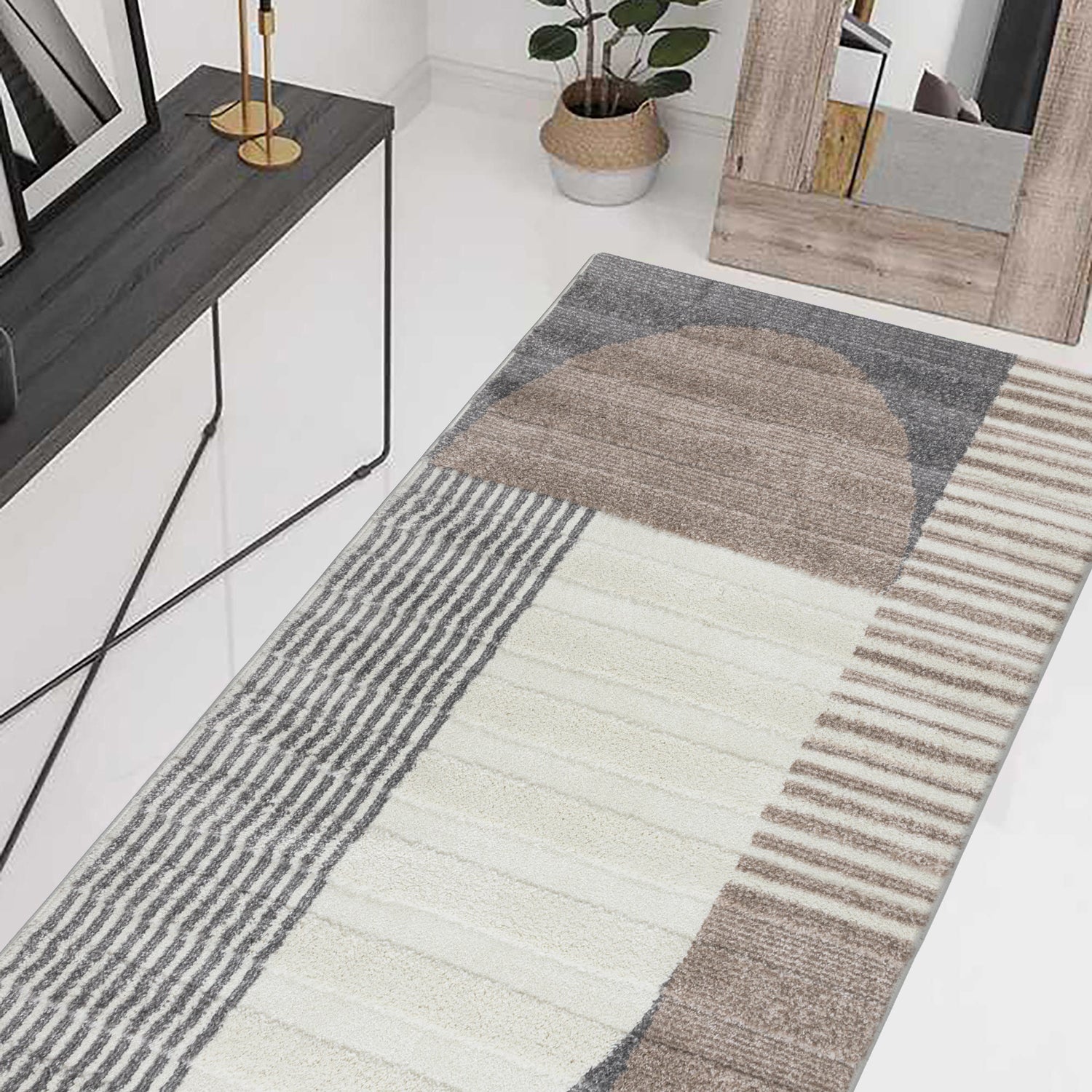 Dywan Mono 80x150 cm Geometryczny Wielokolorowy - 2