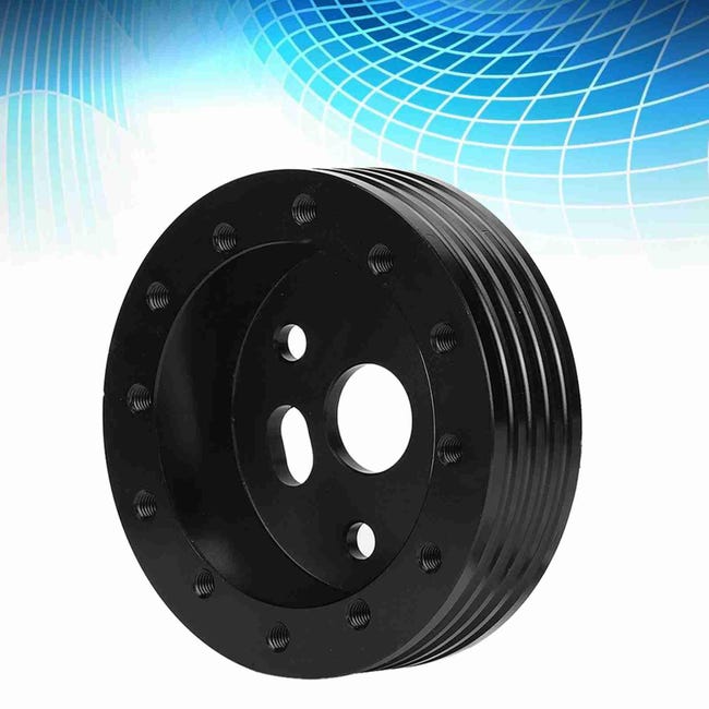 Adaptateur Volant Universel 3 Pouces Aluminium - Moyeu Rapide Or Ou Noir, Kit Entretoise + Boulons, Améliore Position De Conduite