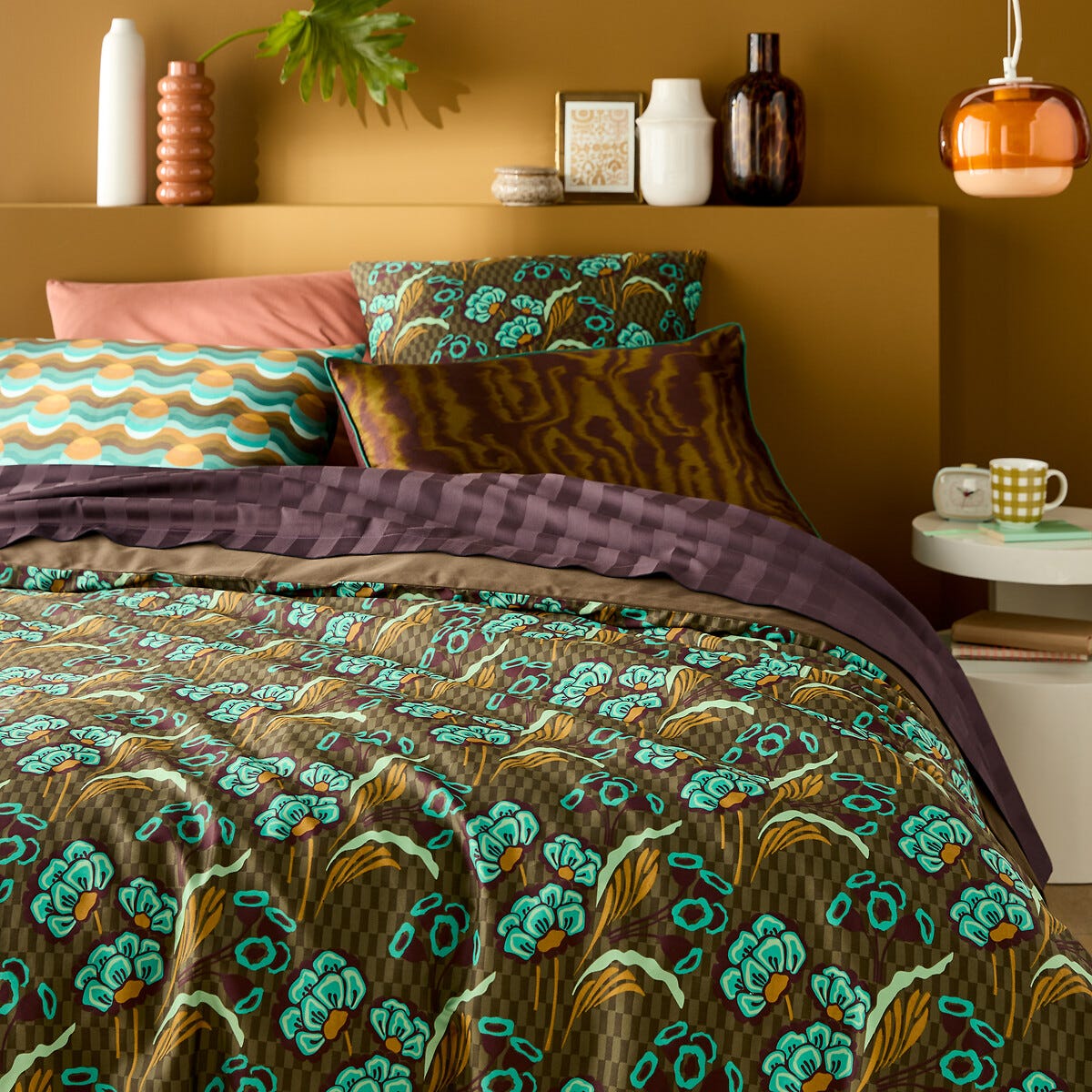 Housse de couette satin de coton, Gianni - Imprimé - 240 x 220 cm