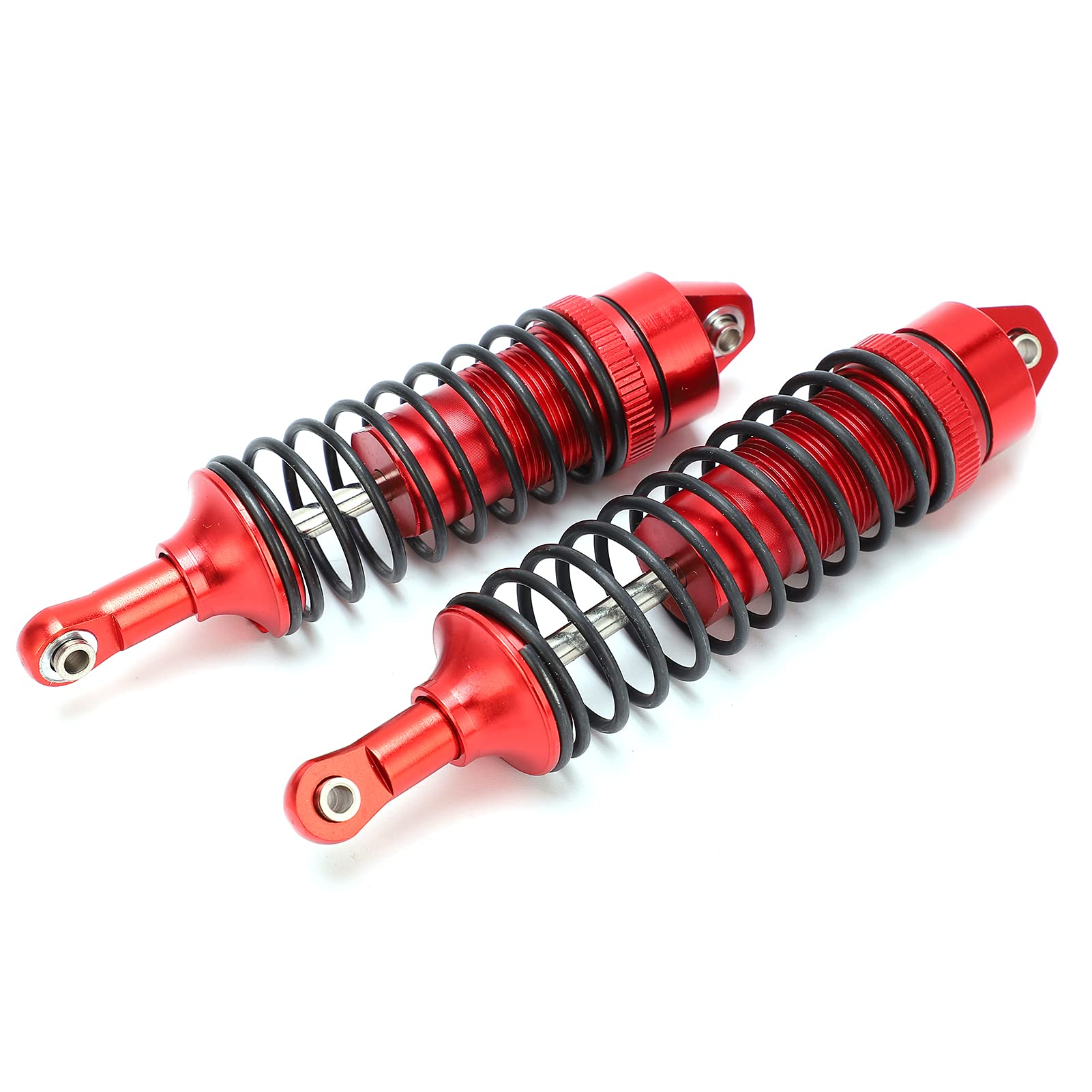 Set ammortizzatori anteriori posteriori per Traxxas Slash 4x4/Huanqi 727 Mountain Rat Truck (rosso) - 8