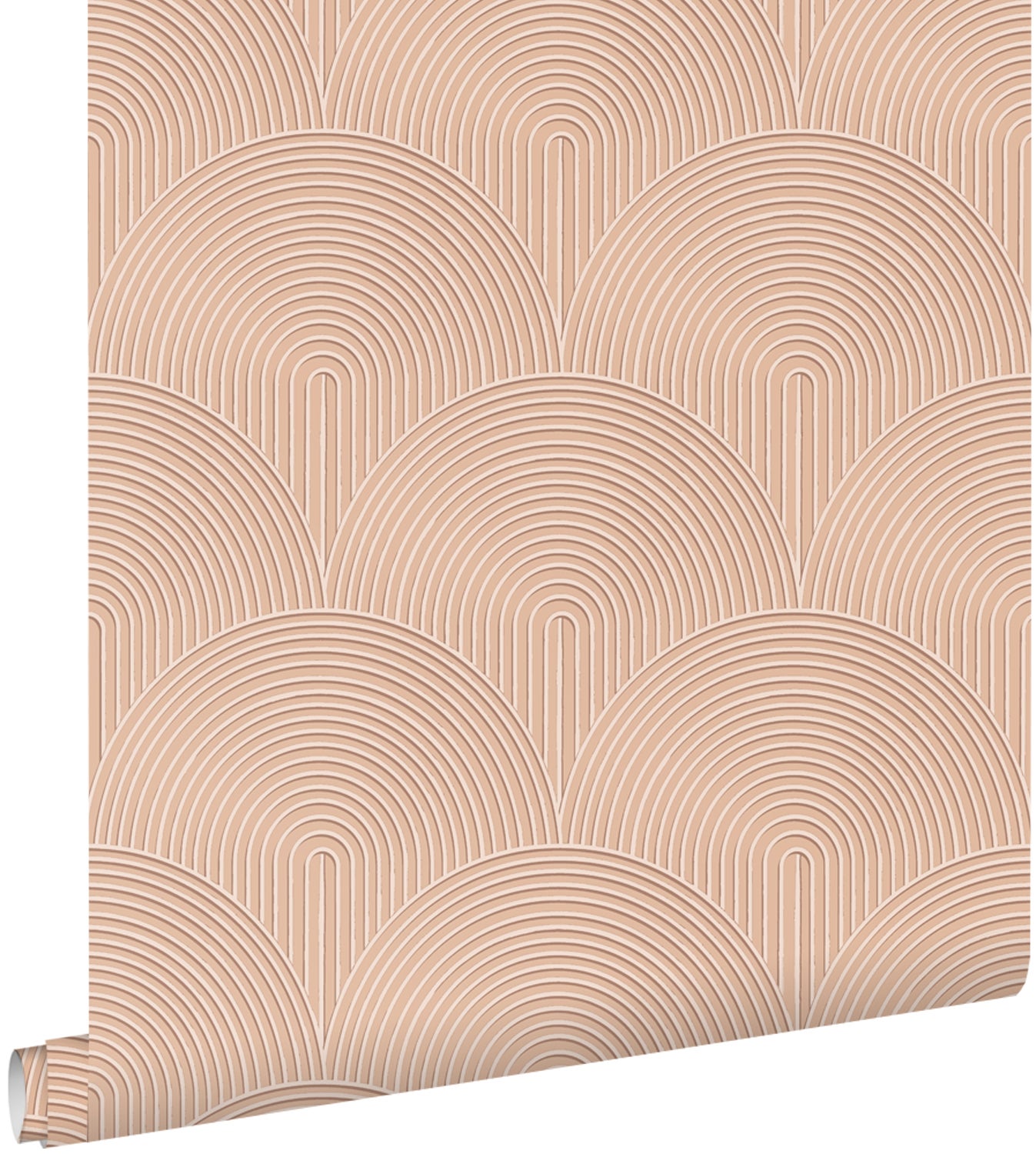Tapeta Motyw 3D brzoskwiniowego różu - 50 x 900 cm - ESTAHOME