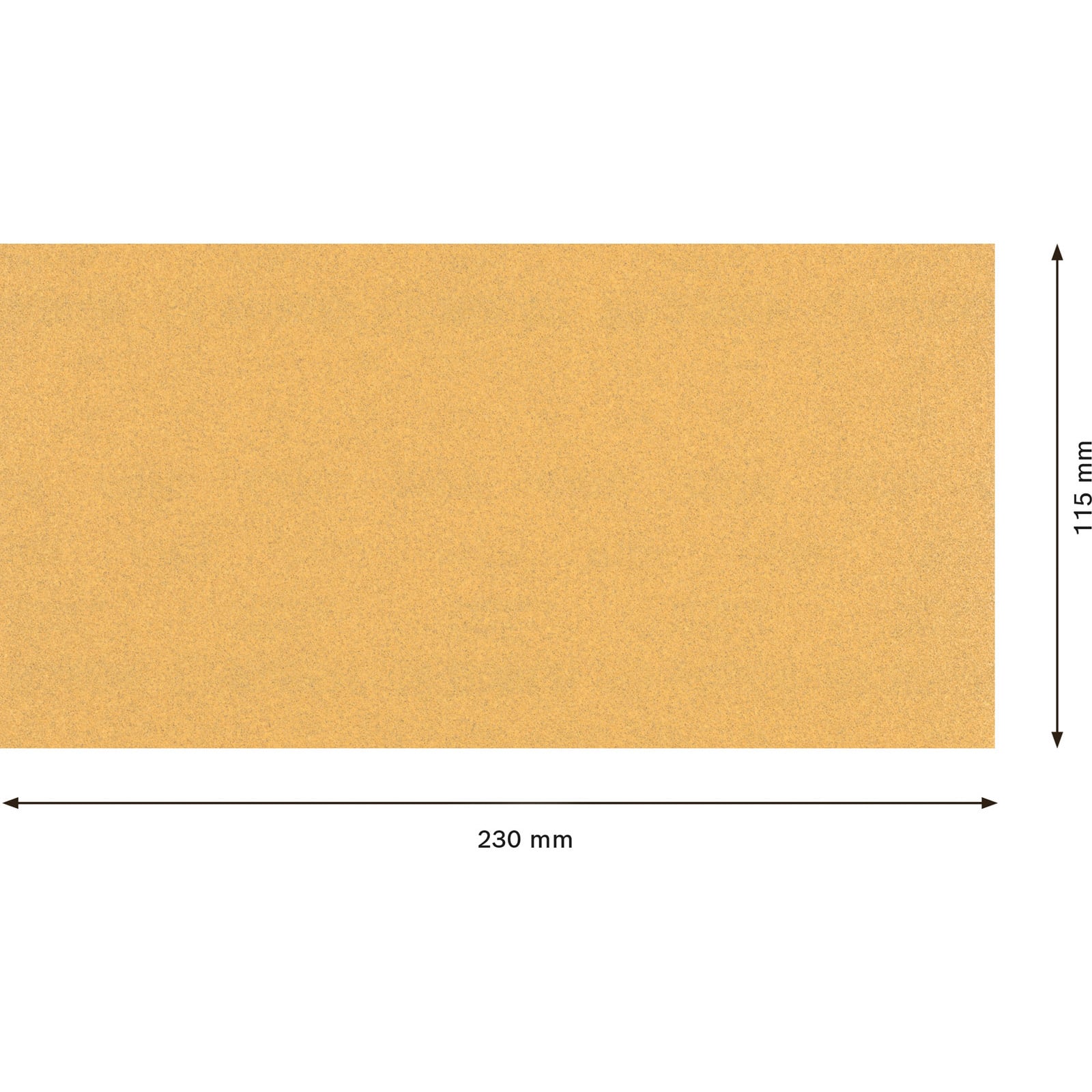 Papel de lija EXPERT C470 con 14 orificios para lijadoras orbitales 115 x 230 mm, G 100 10 unidades - 7