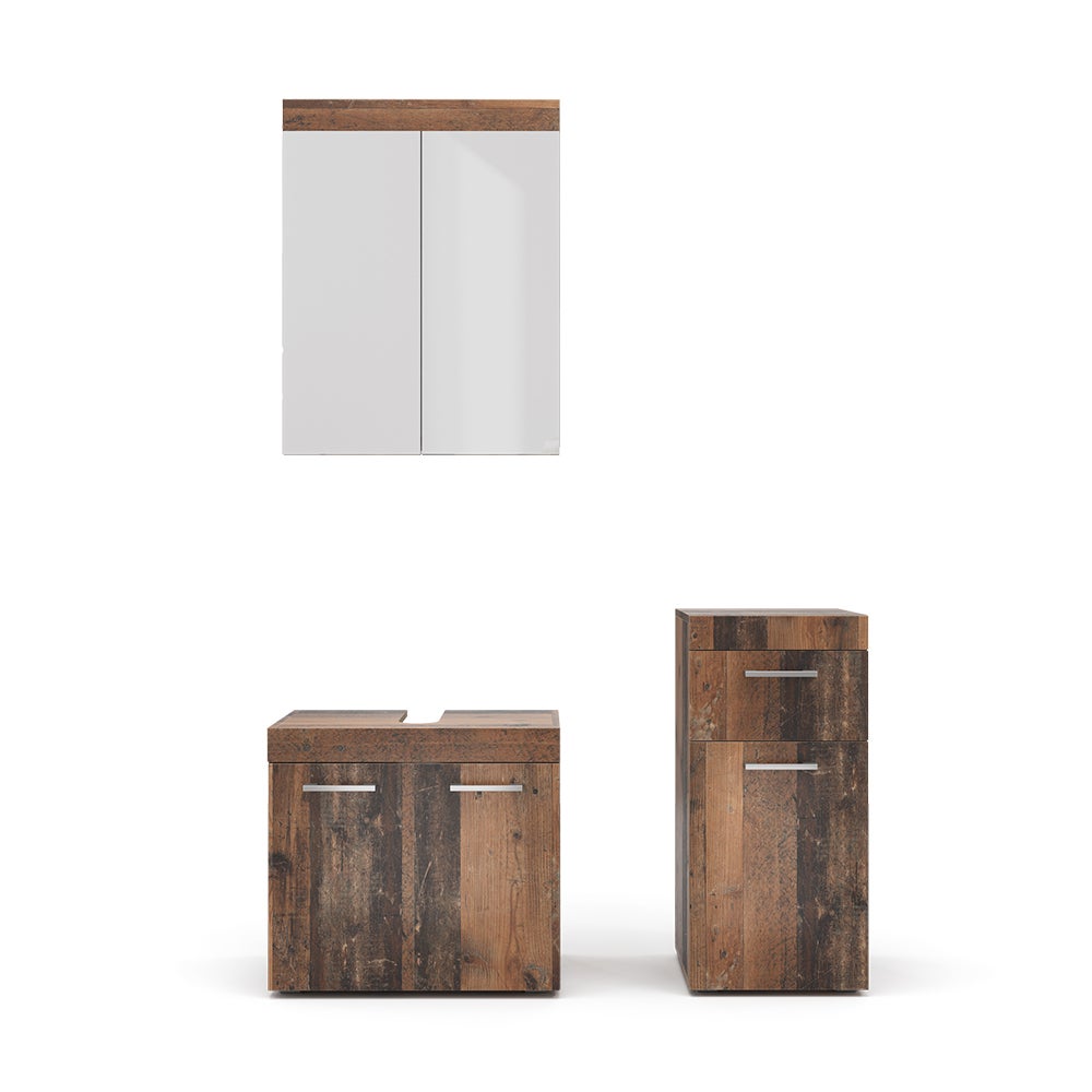 Vicco Zestaw mebli łazienkowych Luna, Oldstyle, 3 części