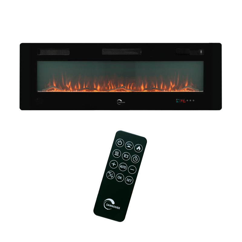 Wkład kominkowy elektryczny Valtaia Plat Sannover 2000 W / 152 cm