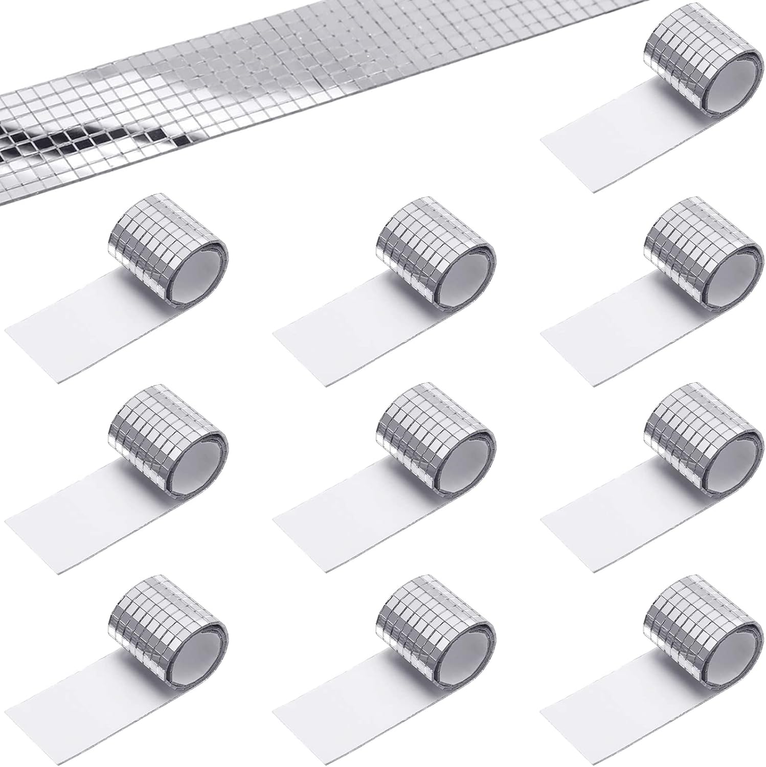 M MOFIT Lot De 10 Minuscules Carreaux Métalliques