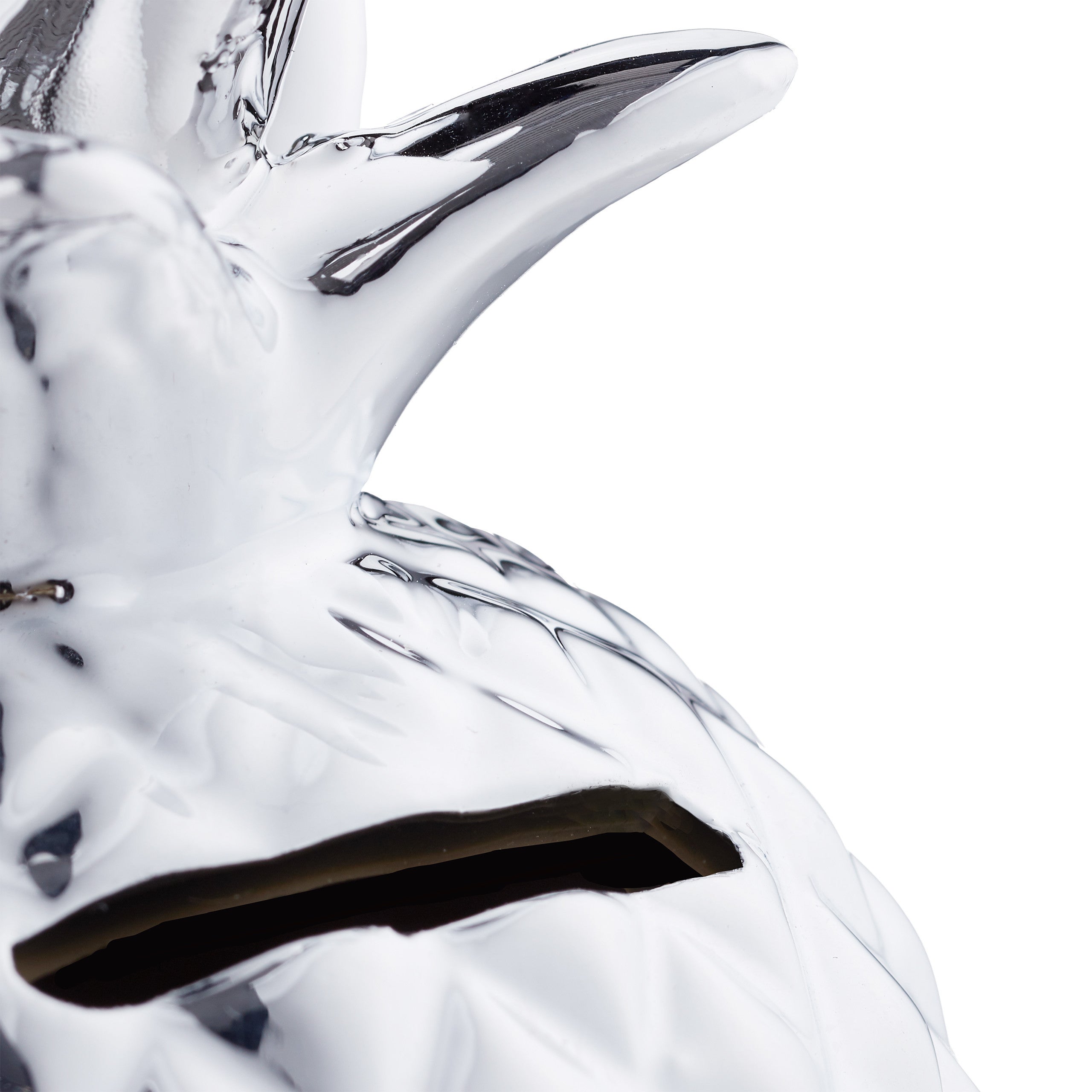 Set da 10 Salvadanai a Forma di Ananas, in Ceramica, Cassette Porta Soldi, con Serratura, 2 Chiavi, HxD: 16 x 9 cm, Argento - 7