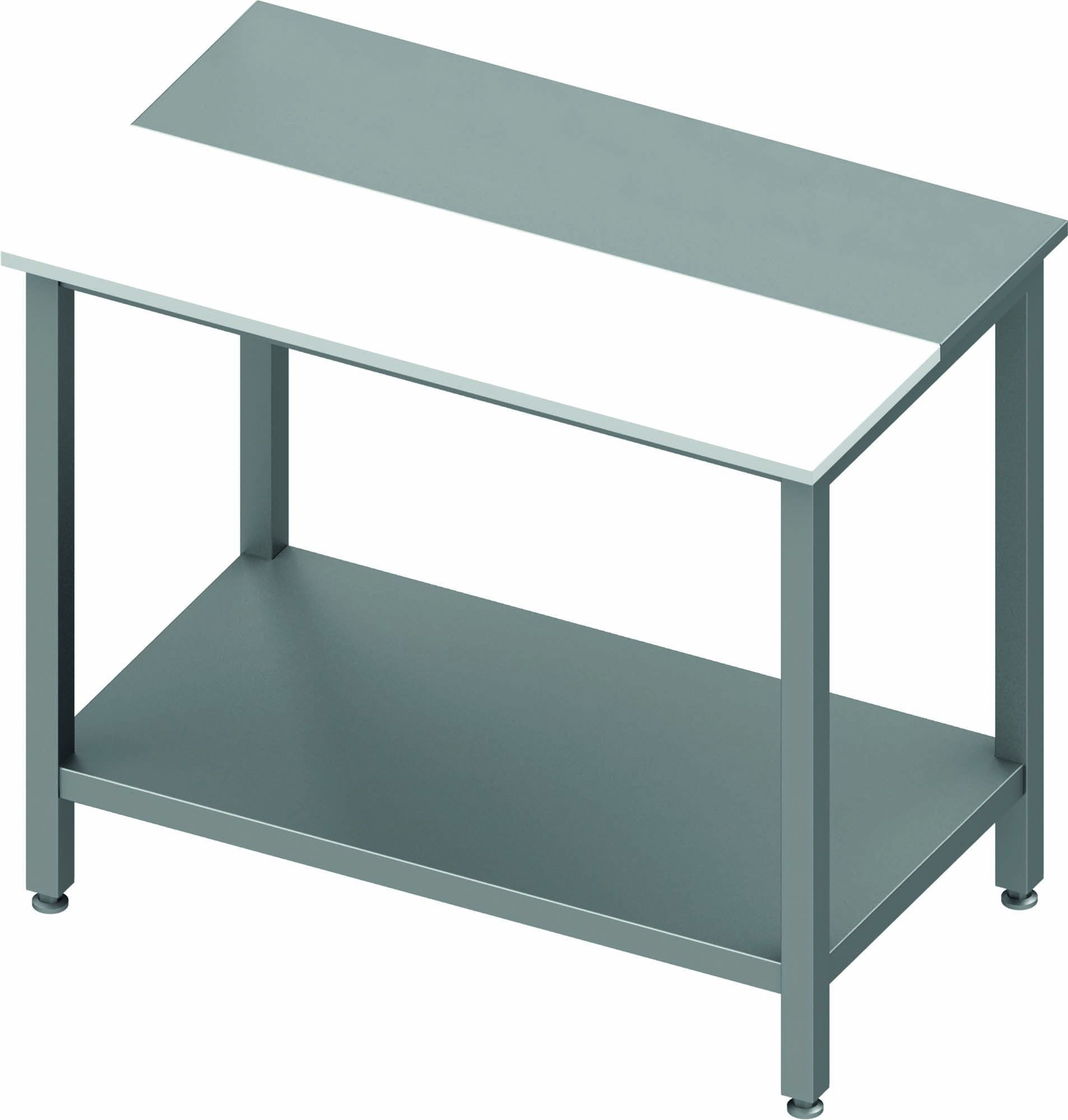 Table de Préparation Inox & Poly - Avec Etagère - Gamme 800 - Stalgast ...