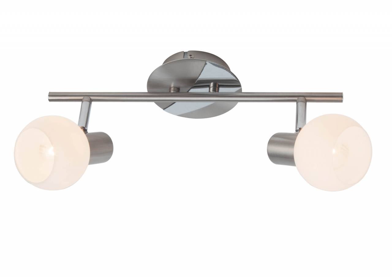 Spot Tiara stal/biały h160l385 E14 2x40W - 3