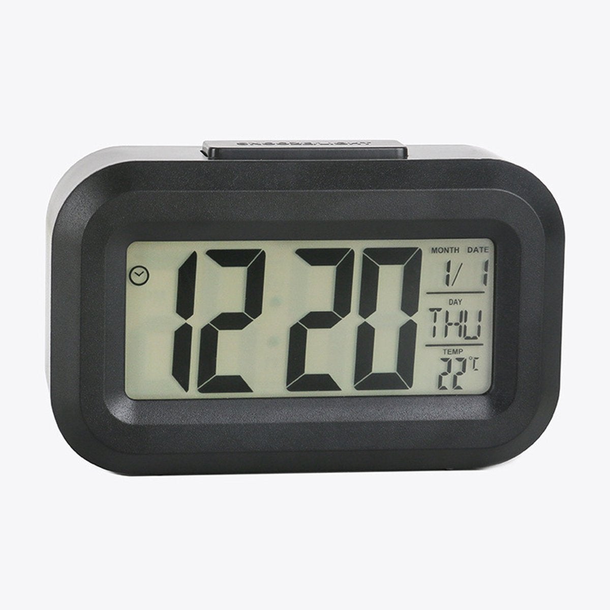 Mini ceas de mașină, Ceas digital mic, Tablou de bord, Birou, Masă, Baie, Negru