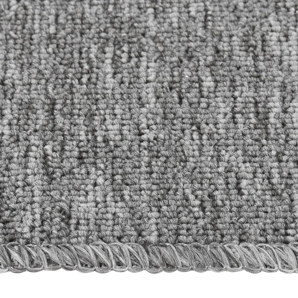 Tapis d escalier antidérapants 15pcs 60x25cm Gris Rectangulaire - 8