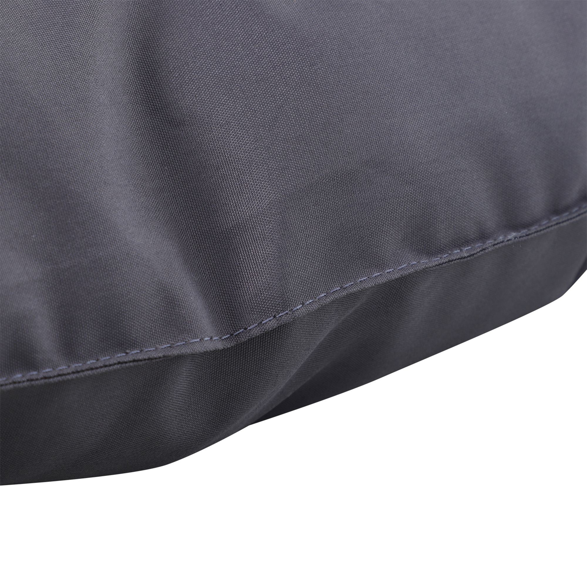 Coussin d'assise et dossier tissu 2 places gris Outsunny - 9