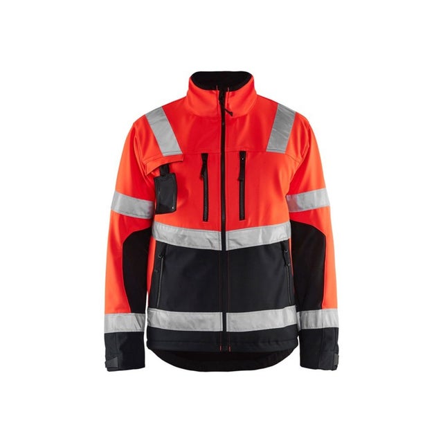 Veste softshell haute visibilité Blaklader bicolore Rouge / Noir XL