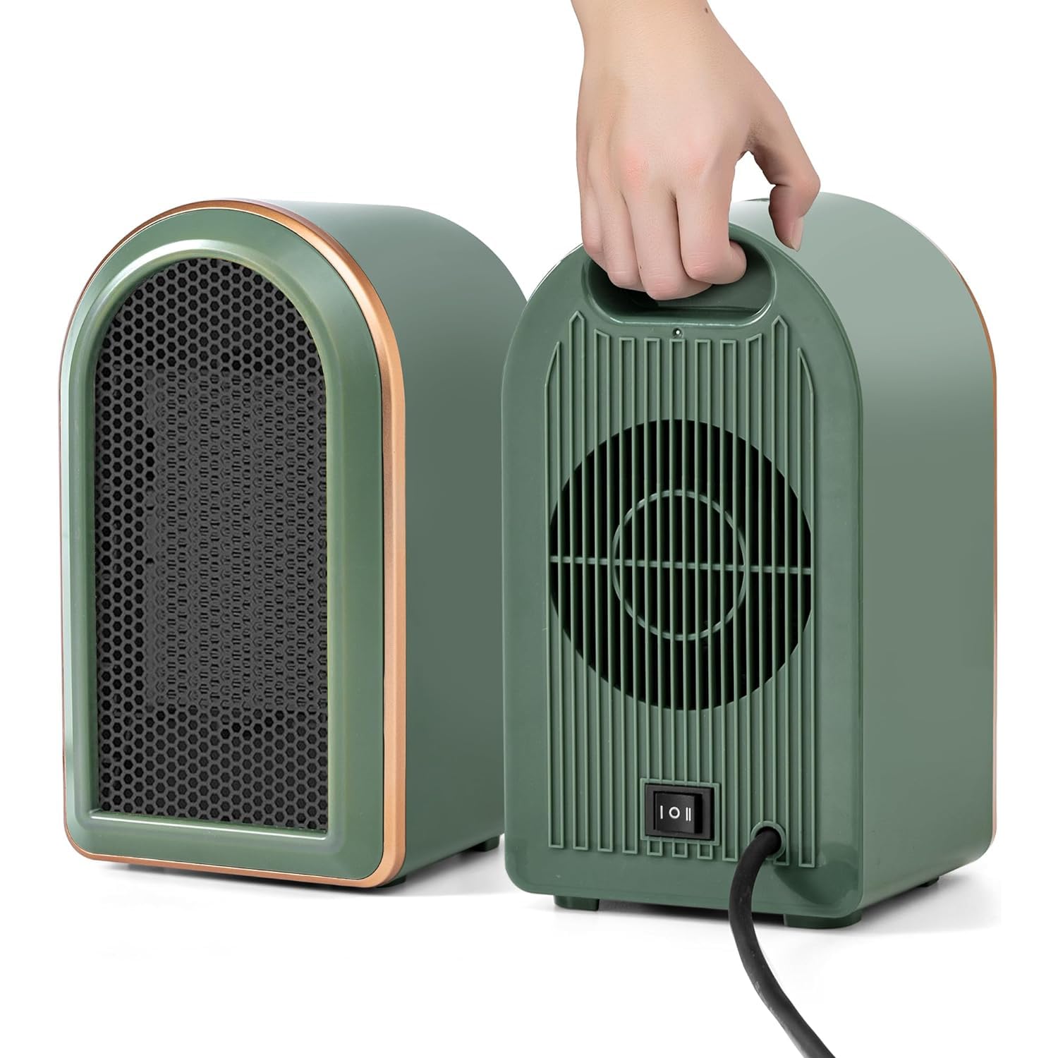Mini Calefactor Eléctrico Portátil, Caliente Ventilador, Calefactor De Aire Caliente Calefactor Bajo Consumo Para Cuarto Oficina Soledad Ventilador De Refrigeracion De Calefaccion