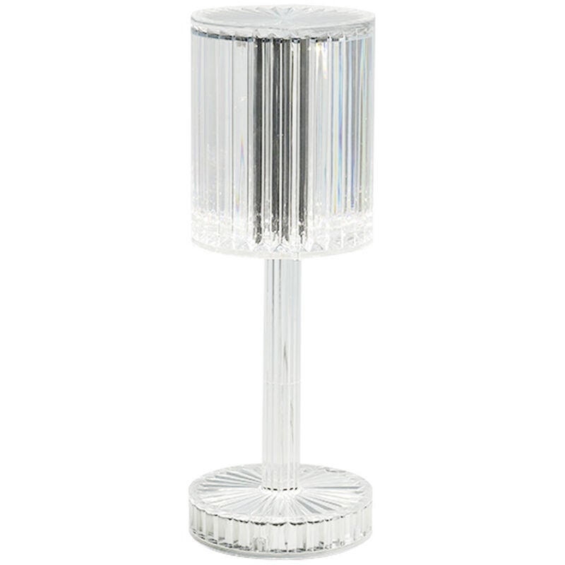 Romantyczna nowoczesna lampka stołowa z kryształu dotykowa nocna z akrylu przenośna elegancka nocna dekoracyjna sypialni salonu gabinetu restauracji